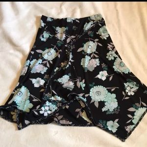 Silky Knee Length Skirt